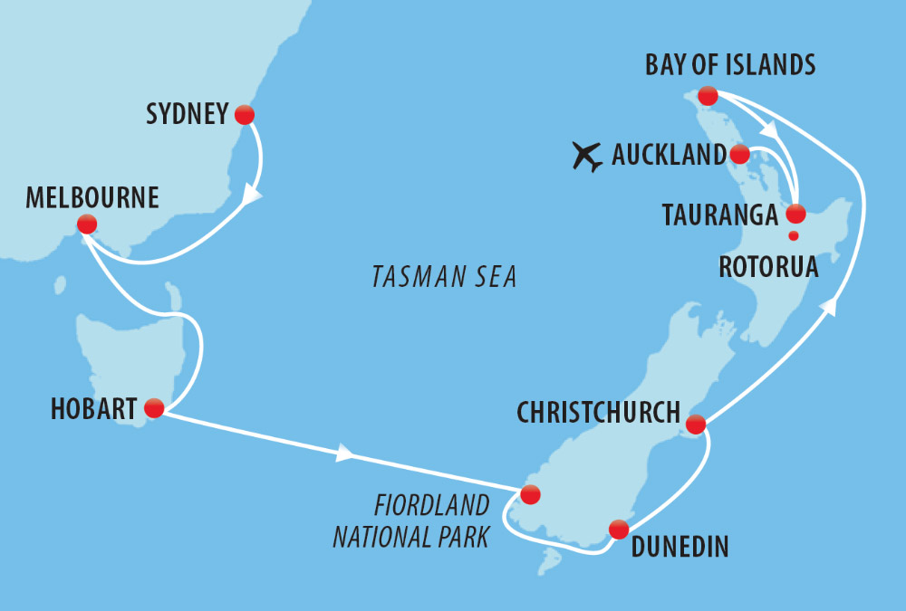 Cycle & Cruise Australia & New Zealand Travelrite International