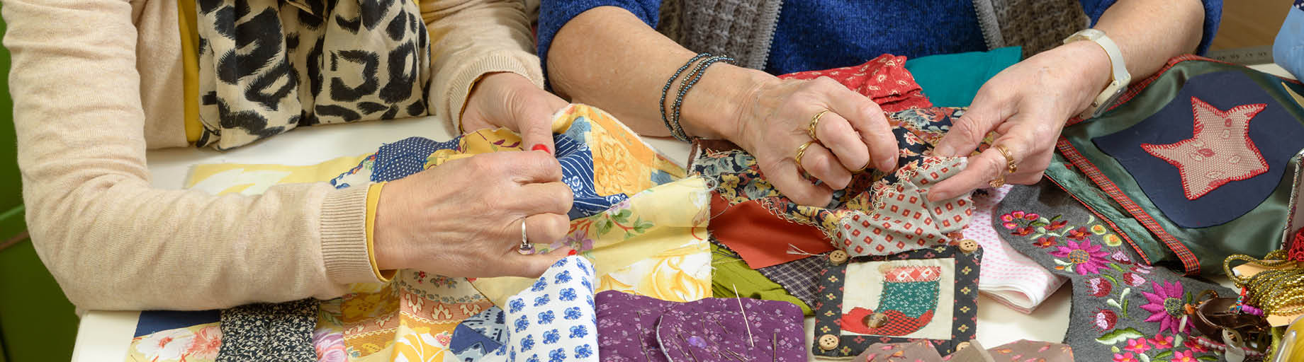 Hand Stitching at Sea aboard Celebrity Edge