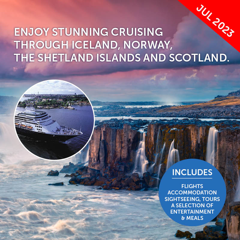 Iceland, Norway, Shetland Islands and Scotland Cruise Travelrite