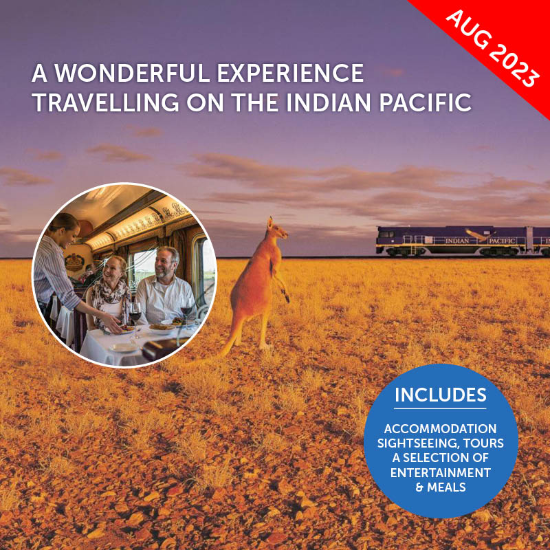 The Indian Pacific Rail Journey