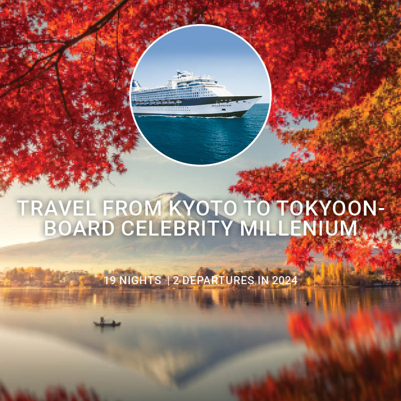 Land of the rising sun Japan Cruise