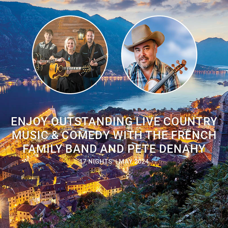 Mediterranean Music Cruise with The French Family Band and Pete Denahy