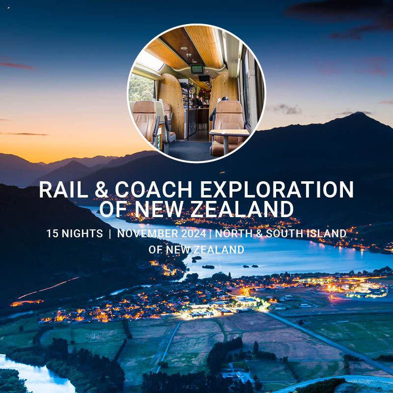 Rail & Coach Exploration of New Zealand