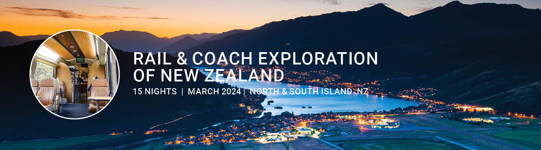 Rail & Coach Exploration of New Zealand