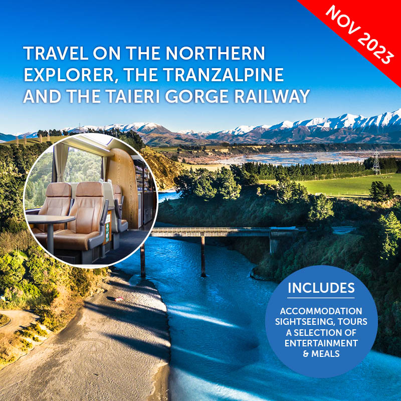 Rail & Coach Exploration of NZ