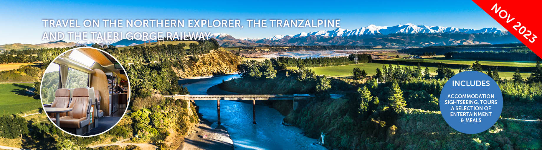 Rail & Coach Exploration of NZ