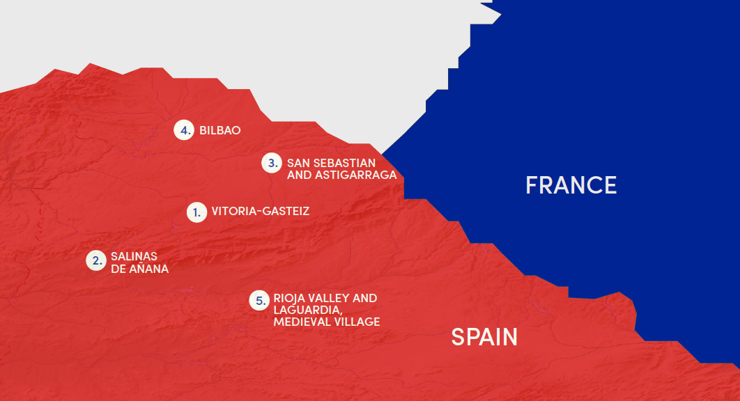 Secrets of Spain Culinary Adventure Map