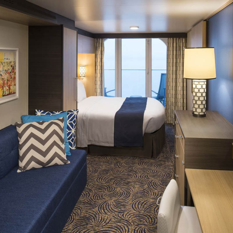 Hand stitching at sea New Zealand Cruise