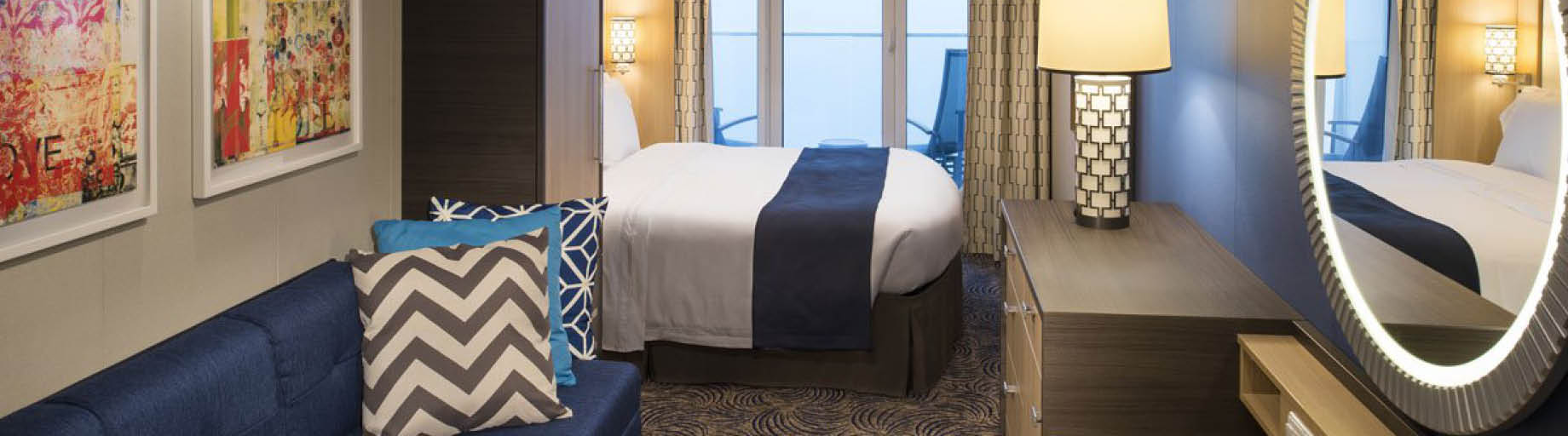 Hand stitching at sea New Zealand Cruise