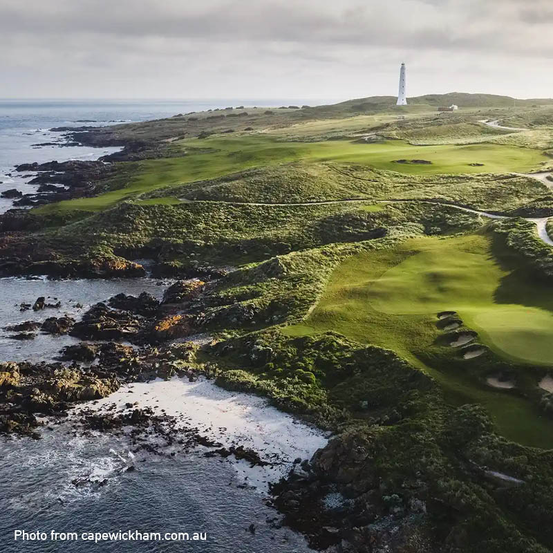 Tasmania Golfing tour with Robert Stock