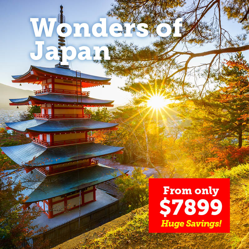 Wonders of Japan Cruise Package